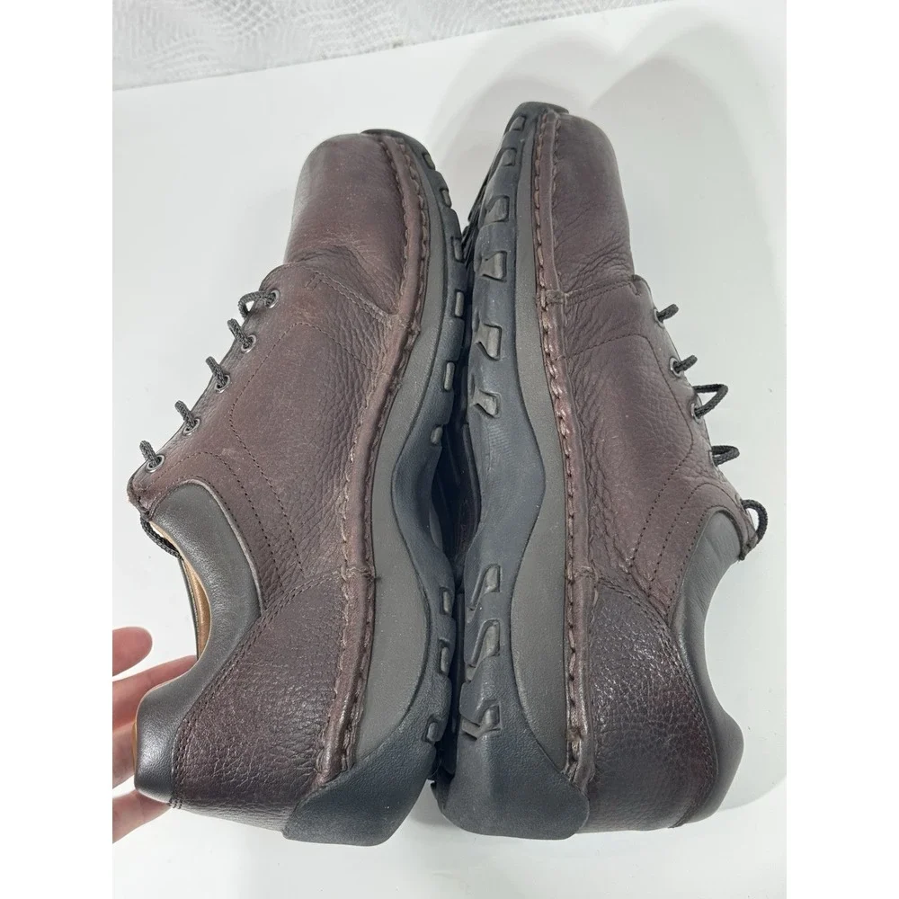 Red Wing Mens 9.5 D Safety Toe Oxfords Brown‎ Leather Work Shoes